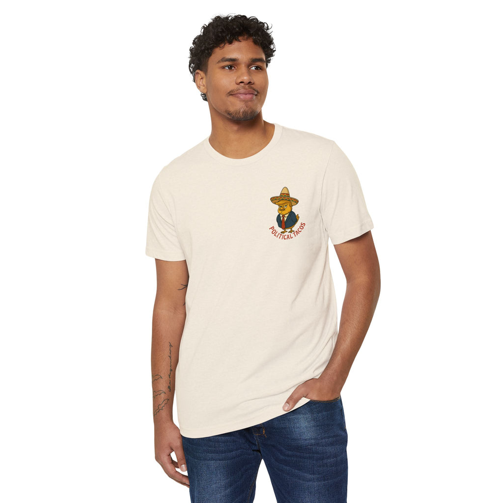 Political Tacos T-Shirt 45% Polyester